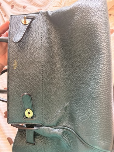 Mulberry green pebbled leather - pebbled,