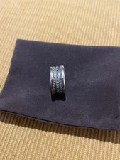 Bvlgari B.Zero1 White Gold Ring With Blue Topaz Size 50