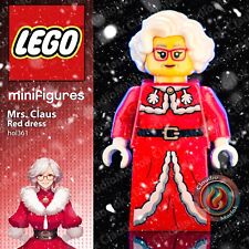 ⭐ LEGO Mrs. Claus hol361 Minifigure Babbo Natale Christmas Winter Village snow