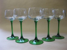 Set of 5 Vintage Luminarc Hock