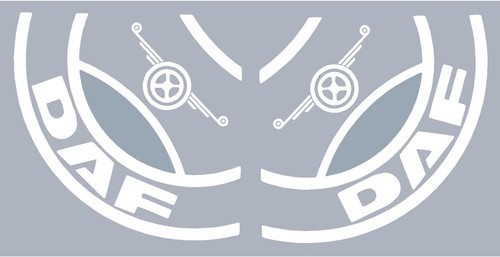 Daf top corner white window