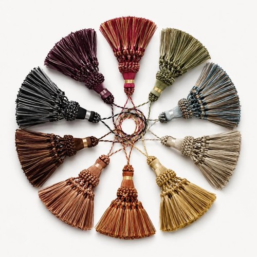 Decorative key tassels - key, tassels,