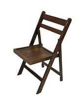 Brown Wooden Folding Chairs
