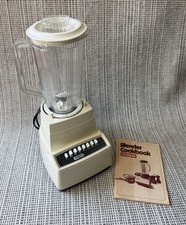 NEW Vintage Waring Almond BL2088 Push Button Blender Multi-Speed OPEN BOX