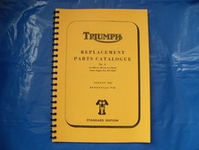 TRIUMPH T120,TR6, PARTS BOOK