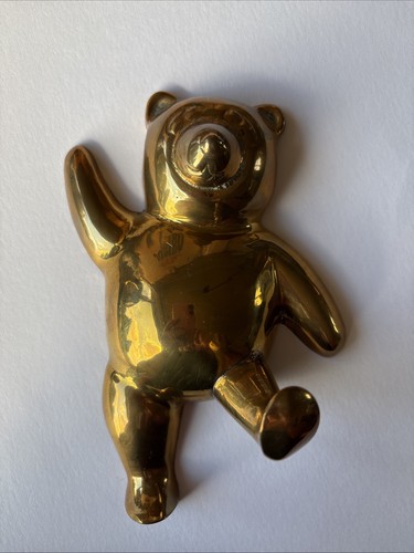 Vintage brass dancing - brass, bear