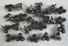 Set 26x British:"AMMO BOOT TRIPLE STUDS" ('Clover' Ptn, For Army Leather Boots)