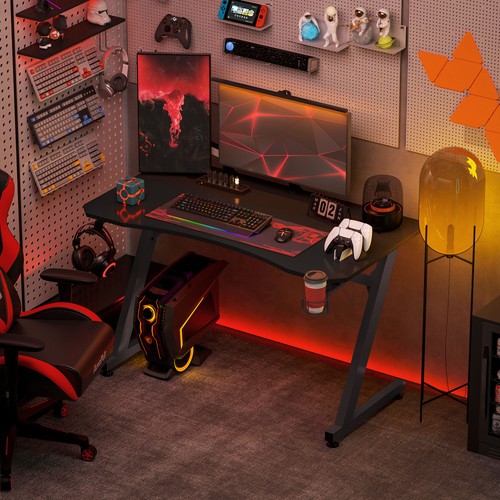 Homcom gaming desk steel - homcom,