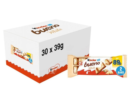 Kinder bueno white chocolate - white,