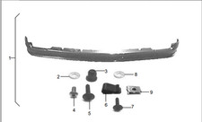 Genuine BMW Alpina Front Bumper Spoiler Splitter Primed Type 189 E36 91474100191