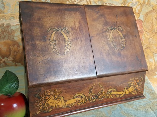 Antique wooden stationary - wooden,