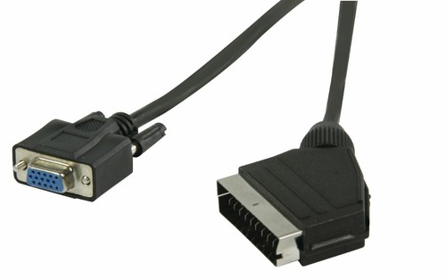 Scart vga cable - 2m,