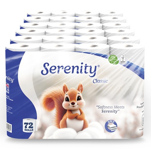 Ply toilet rolls luxury - rolls,