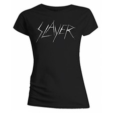Slayer - T-Shirt - tshirt - Large - Ladies - New T-Shirts - X1362z
