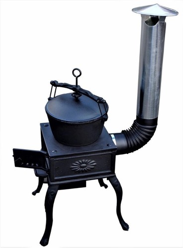 Cast iron coal wood burner - cast,