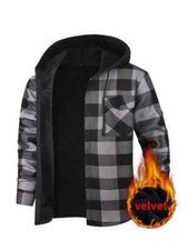 Mens Hooded Lumberjack Plaid