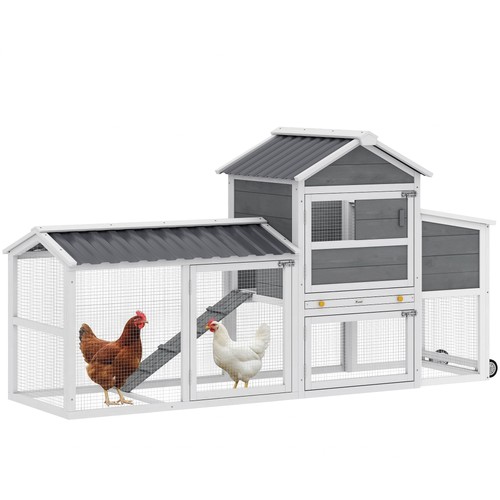 Chicken coop with - coop, wheels,
