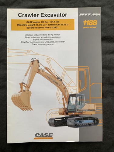 Case poclain crawler - poclain, excavator