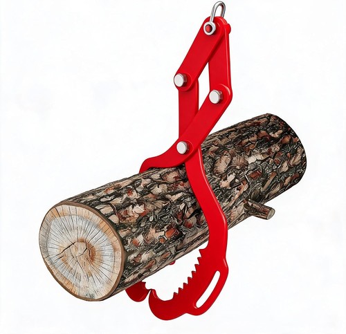 Log lifting tongs - lifting, 2