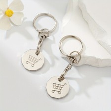 2 Reusable Trolley Coin Token