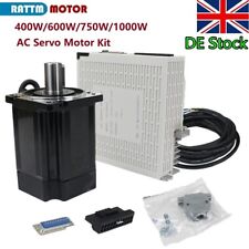 【UK】400W 600W 750W 1000W AC Servo Motor Kit With 17bit Magnetic Encoder Driver