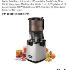 Fretta Cold Press Juicer with