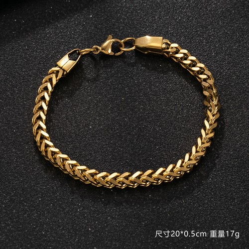 Black twist cuban link - black,