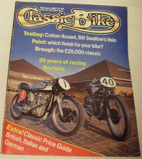 Classic Bike 2/87 Wooler
