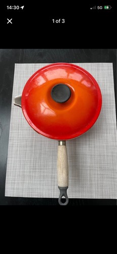 Creuset cast iron pan - creuset,
