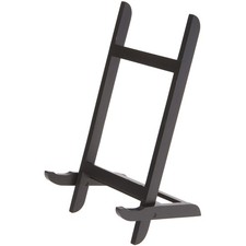 Bard's Folding Black Wood Easel Stand, 11.5" H x 5" W x 5" D