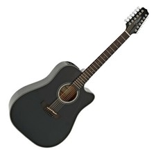 Takamine GD30CE-12-BLK Electro Acoustic 12 String Guitar, Black