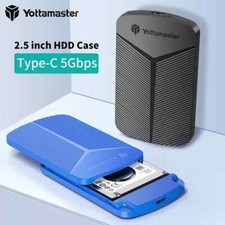 Yottamaster Hard Drive Enclosure 2.5" USB 3.0 SATA Case External Caddy HDD SSD