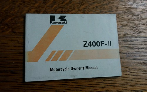 Kawasaki z400f owners - z400f, ii