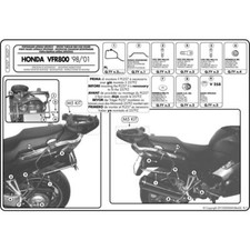 Side luggage rack for honda - luggage,