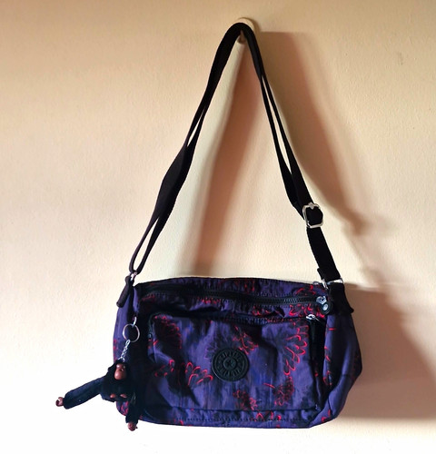 Kipling purple floral nylon - purple,