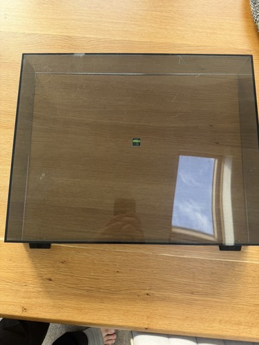 Rega smoked turntable - smoked, dust