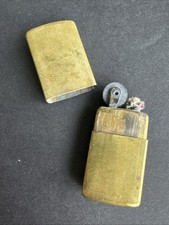 Antique WW2 British Brass Pocket Petrol Lighter by ‘SEIGNEUR’ - Circa 1943