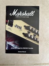 VINTAGE MARSHALL OWNER'S MANUAL JVM