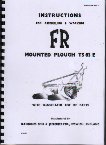 Ransomes e mounted - "ts, 63