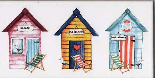 Beach hut ceramic - beach,
