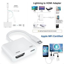 Lightning To HDMI Digital TV AV Adapter 1080P HDMI Cables For Apple iPhone iPad-
