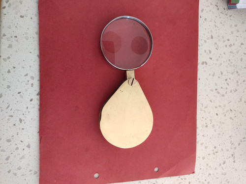 Antique loupe magnifying glass - antique,