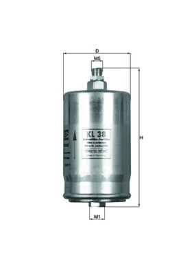 Mahle fuel filter for - 38,