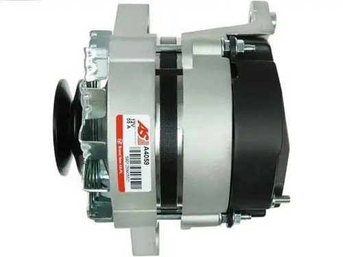 Alternator with belt - , pulley