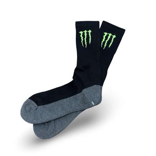 Monster energy black - black, crew