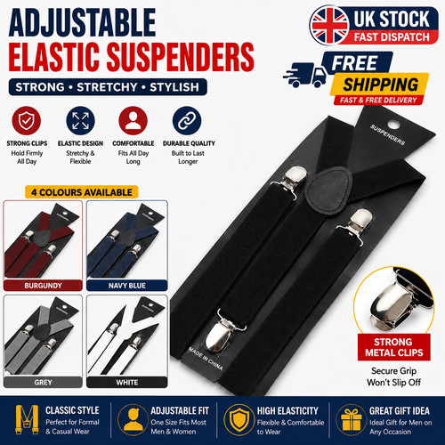 Mens elasticated heavy duty - elasticated,