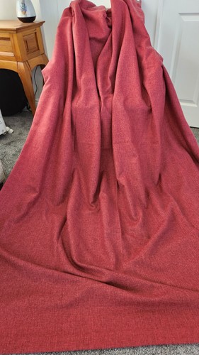 Iliv red eyelet curtains - red, woven