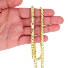 14K Yellow Gold Solid Franco