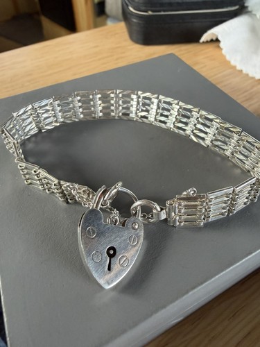 Vintage bar gate bracelet - vintage,