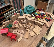 Huge BRIO Wooden Train Set